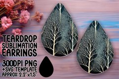 Elegant Festive Tree Earrings Product Image 1