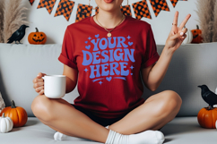 Halloween Sweatshirt Mockup Set Halloween Sweatshirt Mockup Product Image 2