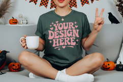 Halloween Sweatshirt Mockup Set Halloween Sweatshirt Mockup Product Image 5