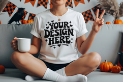 Halloween Sweatshirt Mockup Set Halloween Sweatshirt Mockup Product Image 3