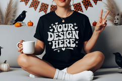 Halloween Sweatshirt Mockup Set Halloween Sweatshirt Mockup Product Image 4