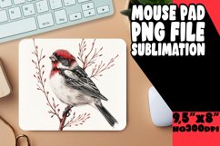 Watercolor Spring Bird Mouse Pad for PNG Product Image 1