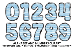Bellerina Alphabet PNG Cute Ballet Letters Numbers 300 DPI Product Image 5