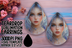 Vibrant Teardrop Design for Crafting , Fairy Product Image 1