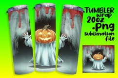 SLEEK 20oz PNG Tumbler Artwork , Halloween Product Image 1