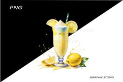 Milkshake Clipart, Food Clipart Product Image 1