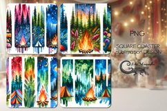 SUPER BUNDLE 2025 | 100 square coaster sublimation designs Product Image 23