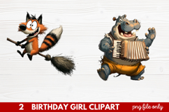 Quirky Halloween Clipart | Cute Spooky Character PNG Illustr Product Image 1