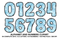 Blue Teddy Bear Alphabet PNG - Letters &amp; Numbers Clipart Product Image 5