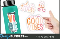 Good Vibes PNG Sticker Bundle Product Image 1