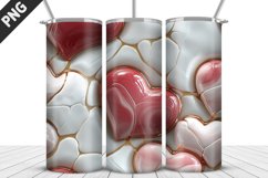Valentines Love Skinny Tumbler PNG Wrap| Valentines Tumbler Product Image 2