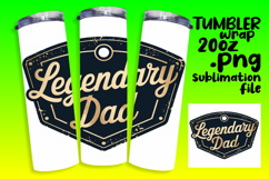 Customizable Sublimation Tumbler 20oz , Father's Day Product Image 1