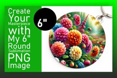 Lovely Round Design for Coasters , Flower Product Image 1