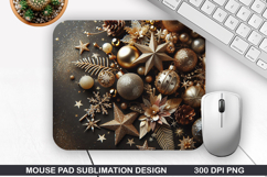 Christmas Mouse Pad Sublimation, Christmas Mouse Pad PNG Product Image 1