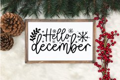 Hello december SVG Product Image 3