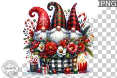 Christmas Gnome Sublimation - Clipart PNG Design Product Image 1