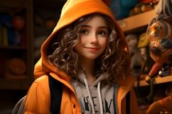3D Character Girl Fashion_Designer with relevant environment Product Image 1