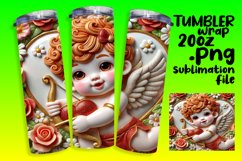 SOPHISTICATED 20oz Tumbler Template , 3D Cupid Product Image 1