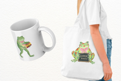 School Frogs Clipart Product Image 3