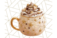 Christmas Coffee Mugs Clipart PNG Festive Cups Product Image 5