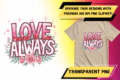 Charming PNG Sublimation Design for Bags , Valentines Product Image 1