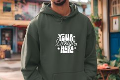 Gildan 18500 Hoodie Mockups, Christmas Gildan 18500 ladies Product Image 1