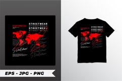 Streetwear t-shirt design, suitable for screen printing Product Image 1