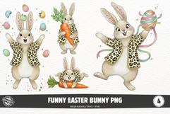 Funny Easter Bunny PNG Product Image 1