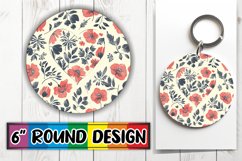 Versatile Heart Pattern Sublimation Art Product Image 1