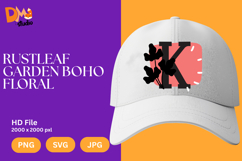 Rustleaf Garden Boho Floral Monogram Product Image 1