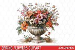 Spring Flowers Clipart Bundle Product Image 22