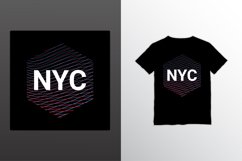 New york city writing design, suitable for screen printing Product Image 1