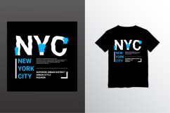 New york city writing design, suitable for screen printing Product Image 1