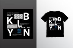 Brooklyn writing design, suitable for screen printing Product Image 1