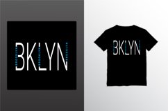Brooklyn writing design, suitable for screen printing Product Image 1