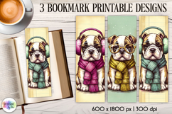 Vintage Winter Animals Bookmarks, Cute Retro Animal Bookmark Product Image 1