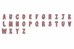 Soccer Football Doodle Alphabet Sport Letters Hand Drawn Product Image 2