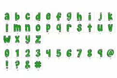 Soccer Football Doodle Alphabet Sport Letters Hand Drawn Product Image 9