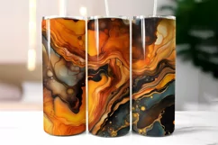 Marble Texture Tumbler Wrap | Alcohol Ink Tumbler Design Product Image 2