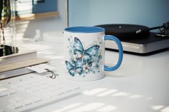 21 watercolor colorful butterfly floral sparkle flowers insect shining diamonds print design wrap printable sublimation bundle for mug