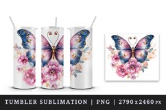 21 watercolor colorful butterfly floral sparkle flowers insect shining diamonds print design wrap sublimation bundle for 20 oz tumbler