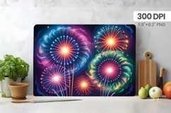 Happy New Year Cutting Board PNG Festive New Year's Eve 2026 Product Image 1