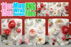 Petal Paradise Sublimation Mugs - 11oz &amp; 15oz Magic Product Image 1