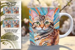 Charming Cat Creations: Sublimation Mug Wrap Product Image 1