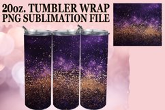 Dazzling Flower Leopard Tumbler Wrap: Sublimation - 20oz Product Image 1