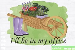 I Will Be In My Office Sublimation Product Image 1