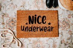 Funny Doormat Quotes SVG | Nice Underwear Product Image 4