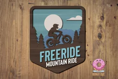 Freeride laser cut files SVG for Glowforge, Cricut Product Image 1