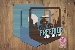 Freeride laser cut files SVG for Glowforge, Cricut Product Image 2