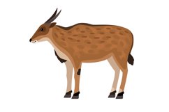 Antelope with horns Product Image 1